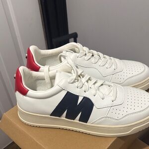 Steve Madden Cream and Red Sneakers